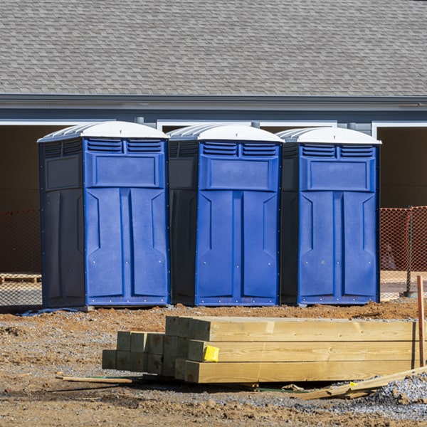 is there a specific order in which to place multiple portable restrooms in Neibert WV